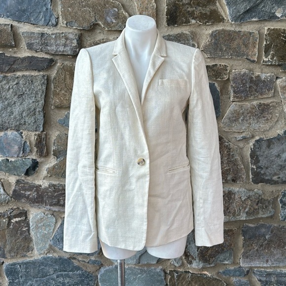J Crew Regent blazer in four season stretch size 8T